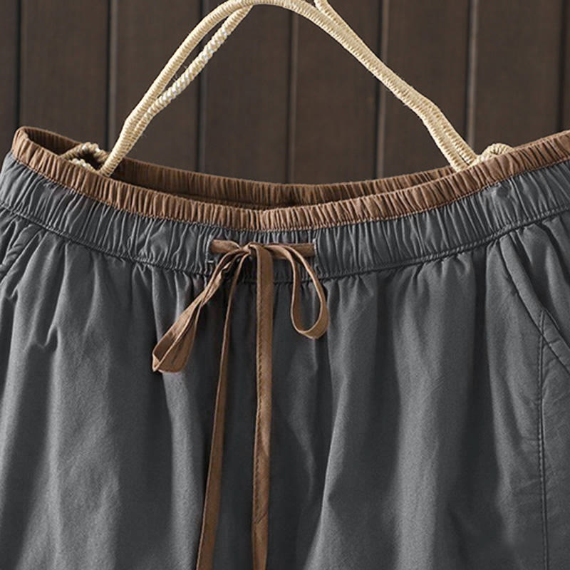 Buddha Stones Plain Women's Harem Thermal Pants With Pockets - image 15