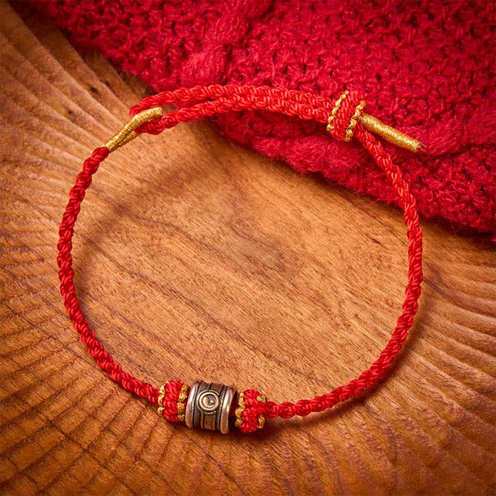 Buddha Stones Copper Yin Yang Red String Harmony Bracelet - image 3