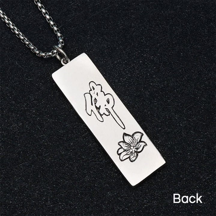 Buddha Stones Tathagata Buddha Strength Protection Amulet Lucky Vintage Style Pendant Necklace - image 12