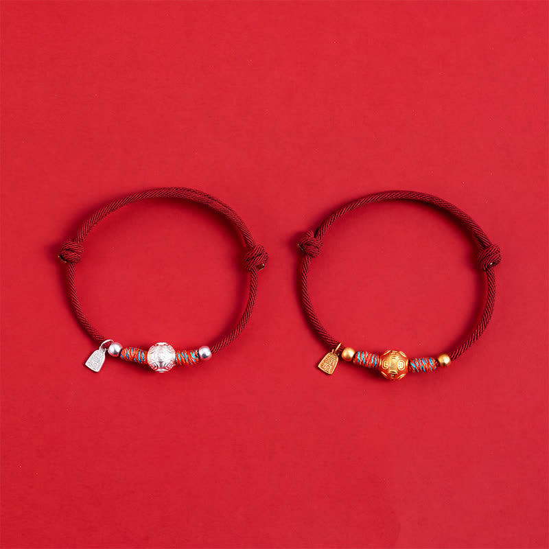 Buddha Stones 999 Sterling Silver Red String Protection Hand-Woven Bracelet - image 15