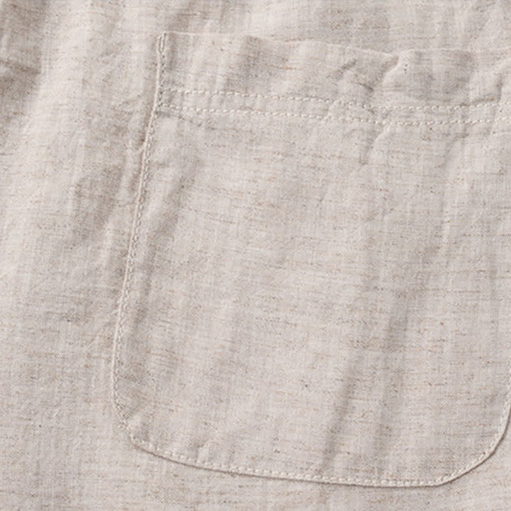 Buddha Stones Spring Summer Casual Drawstring Solid Linen Long Pants Men's Straight Leg Pants With Pockets - image 6