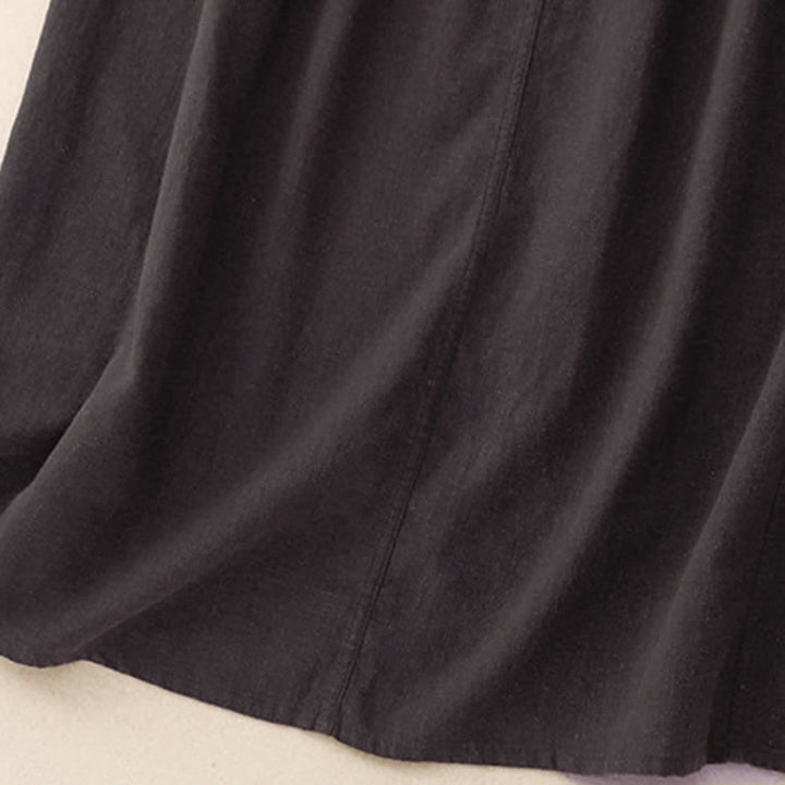 Buddha Stones Drawstring A-line Elastic Waist Women's Skirt - image 17
