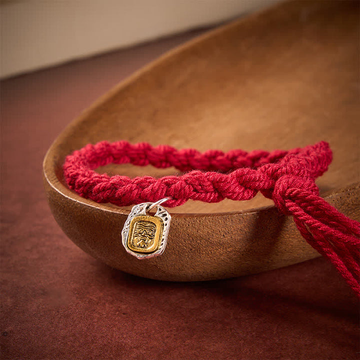 Buddha Stones Copper Accent Red String Harmonic Connection Bracelet - image 1