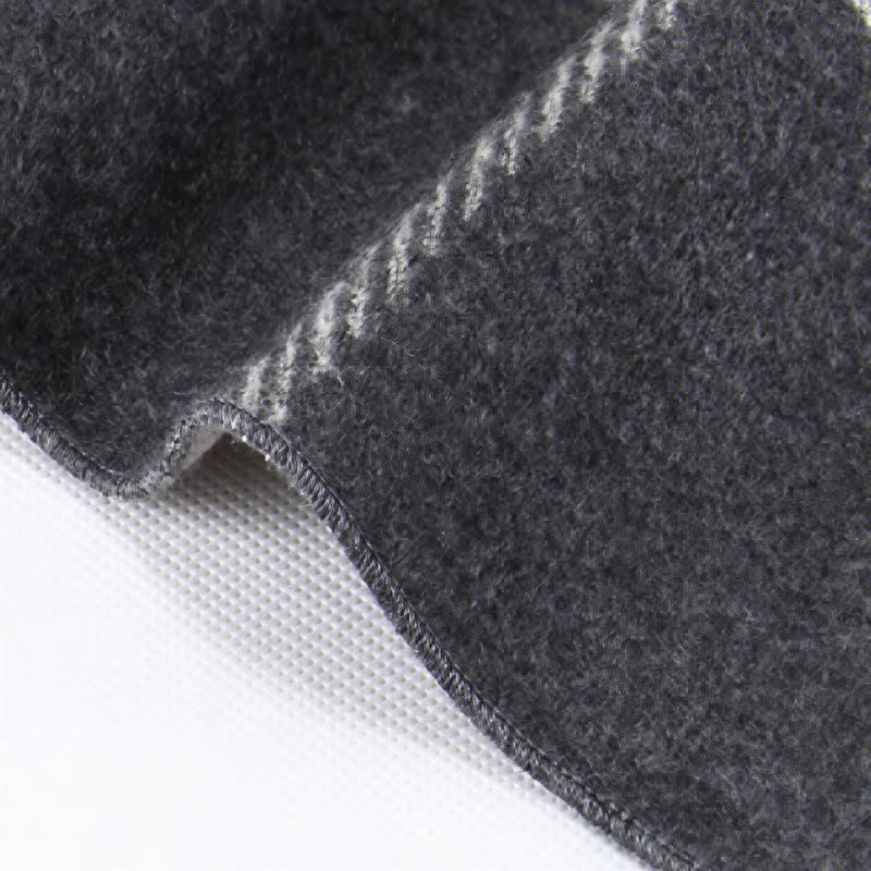 Buddha Stones Fall Winter Urban Stripe Tassel Warm Wrap Men's Scarf - image 18