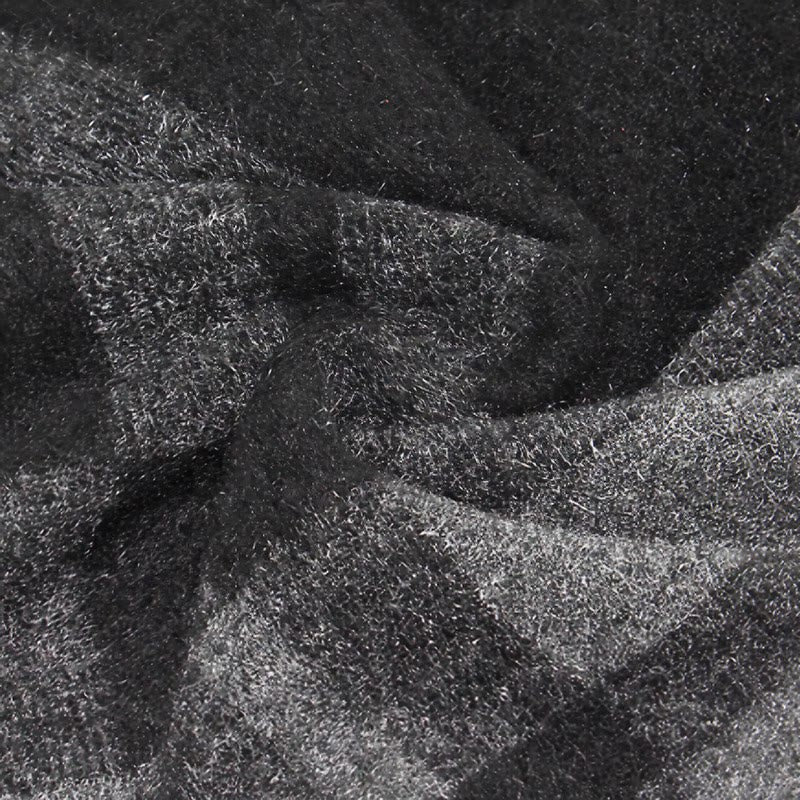 Buddha Stones Fall Winter Classic Grey Plaid Fringe Cozy Scarves - image 8