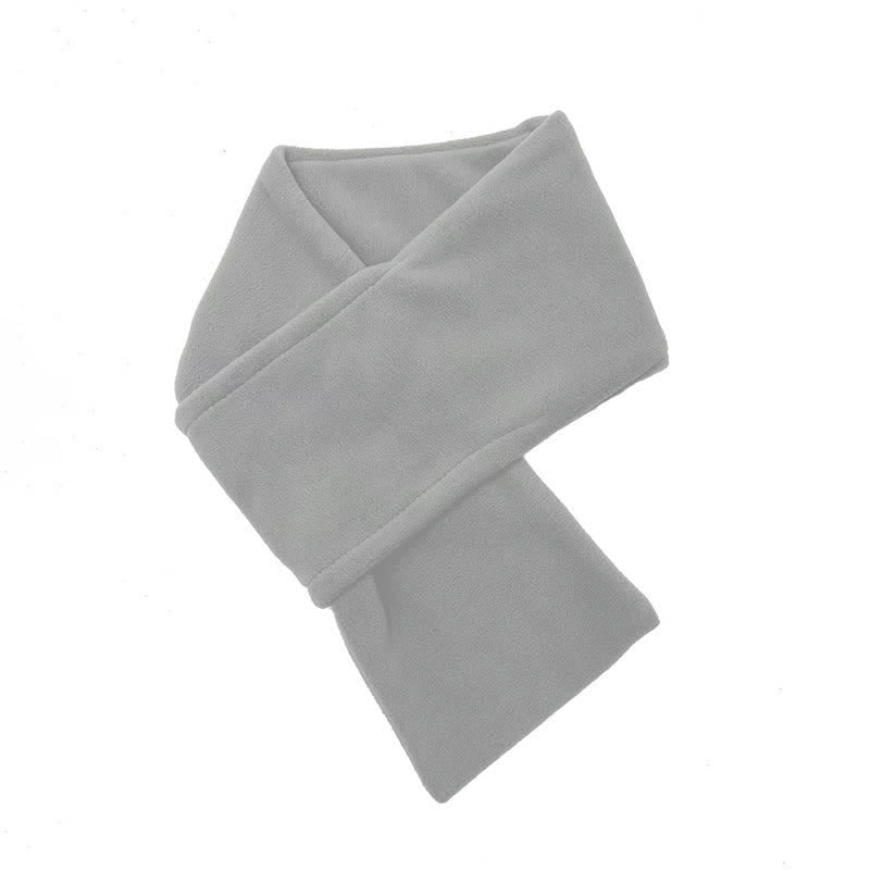 Buddha Stones Fall Winter Plush Cross Front Neck Warmer Minimalist Men's Scarf - image 17
