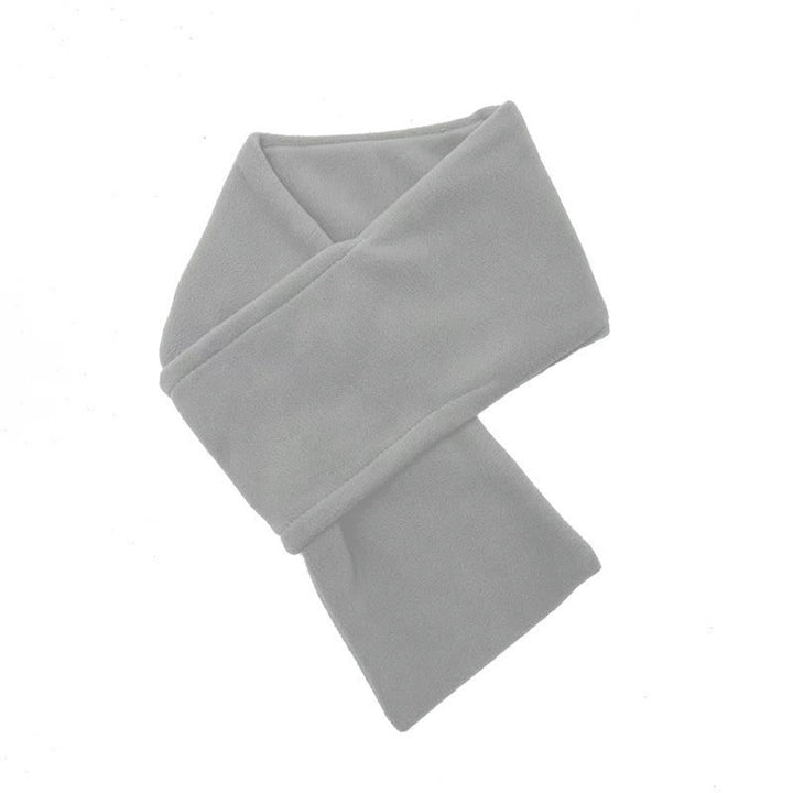 Buddha Stones Fall Winter Plush Cross Front Neck Warmer Minimalist Men's Scarf - image 17