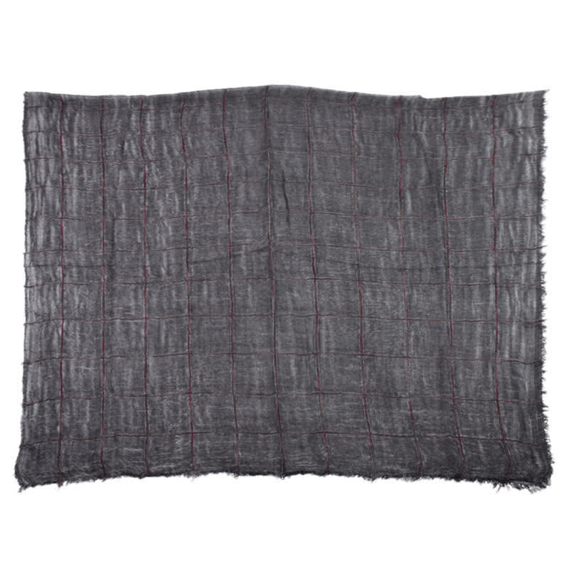 Buddha Stones Spring Fall Plaid Checkered Pattern Casual Unisex Scarf - image 2