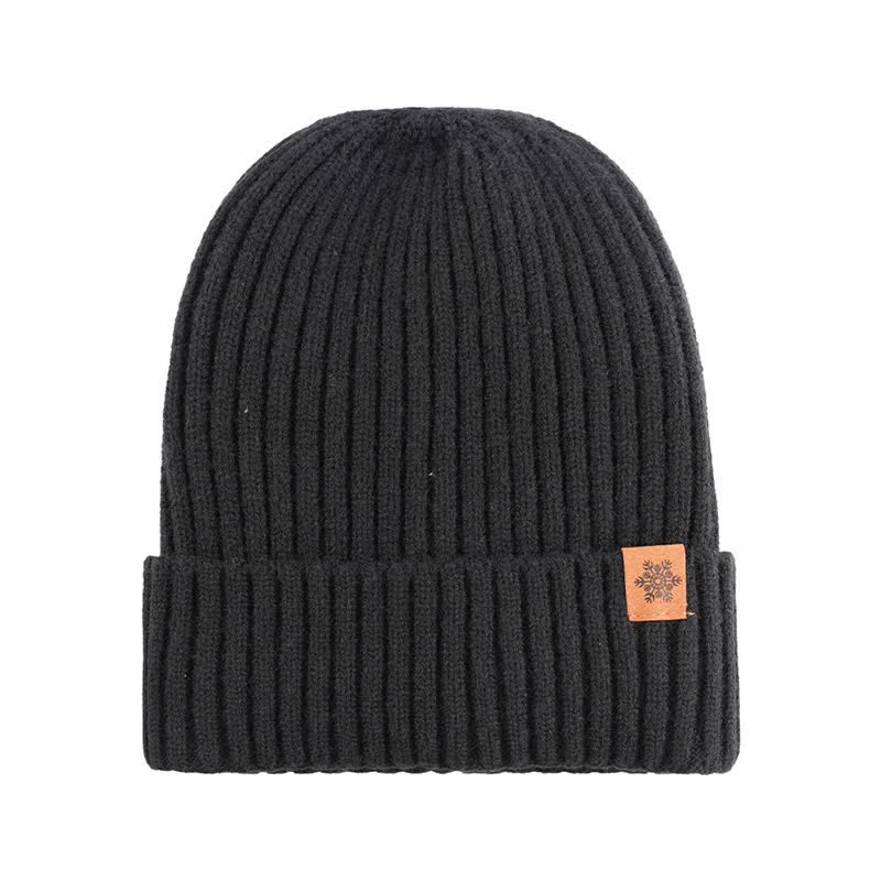 Buddha Stones 3Pcs Winter Ribbed Knit Matching Gift Set Men's Scarf Hat Gloves - image 1
