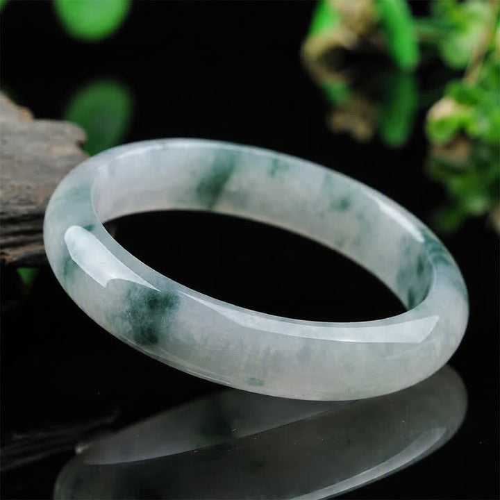 Buddha Stones Jade Luck Blessing Prosperity Bracelet Bangle - image 3