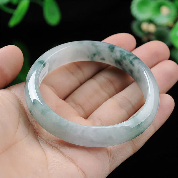 Buddha Stones Jade Luck Blessing Prosperity Bracelet Bangle - image 2