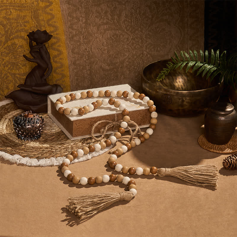 Buddha Stones Boho Country Beaded Tassel Accent Mindful Living Decor - image 19