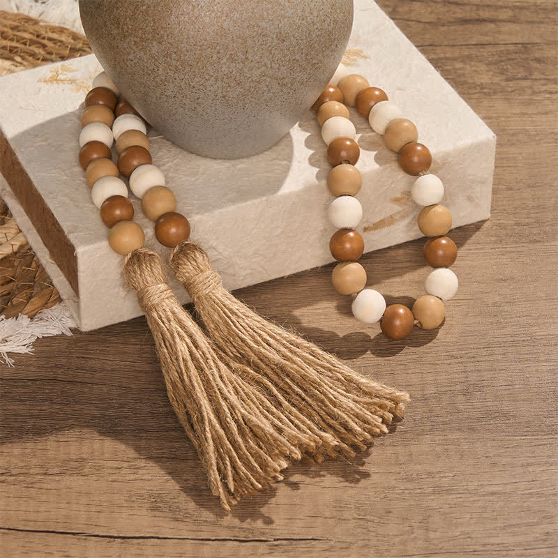 Buddha Stones Boho Country Beaded Tassel Accent Mindful Living Decor - image 11