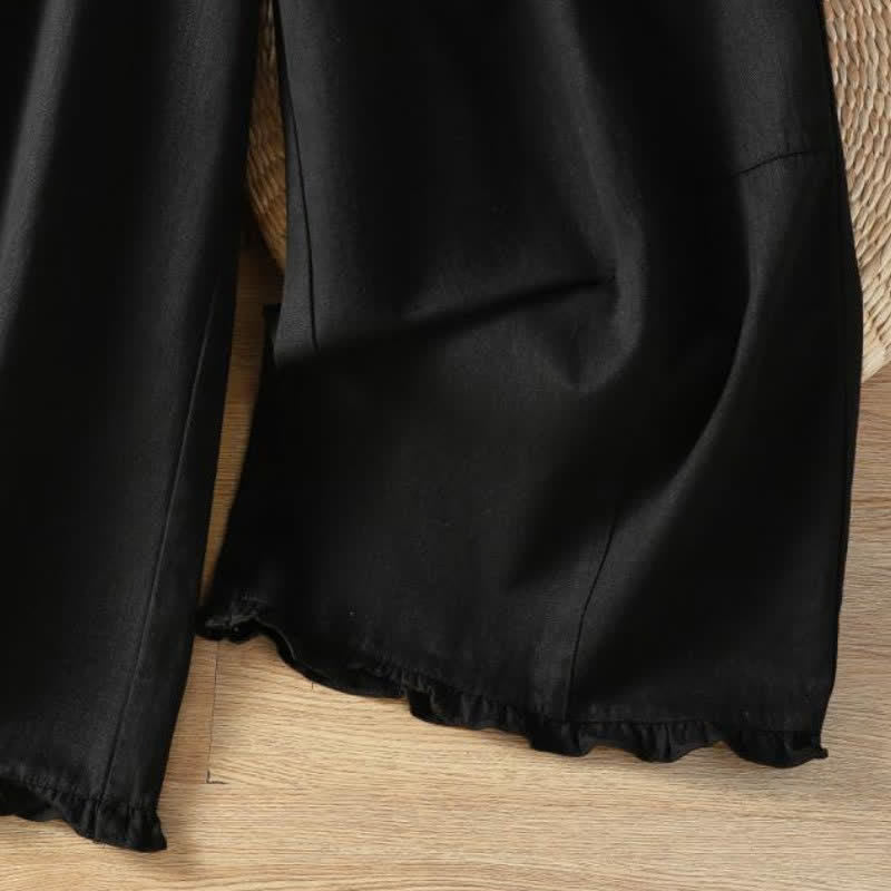 Buddha Stones Fall Casual Minimalist Drawstring Solid Ankle Pants Women's Straight Leg Pants With Pockets - image 11