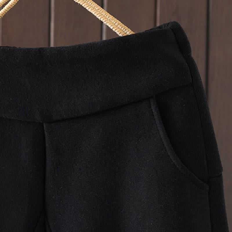 Buddha Stones Winter Casual Solid Cotton Ankle Pants Women's Tapered Pants With Pocket - image 2
