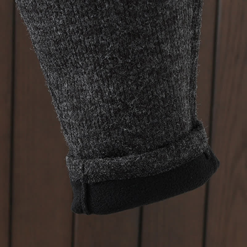 Buddha Stones Winter Casual Solid Cotton Ankle Pants Women's Tapered Pants With Pocket - image 12