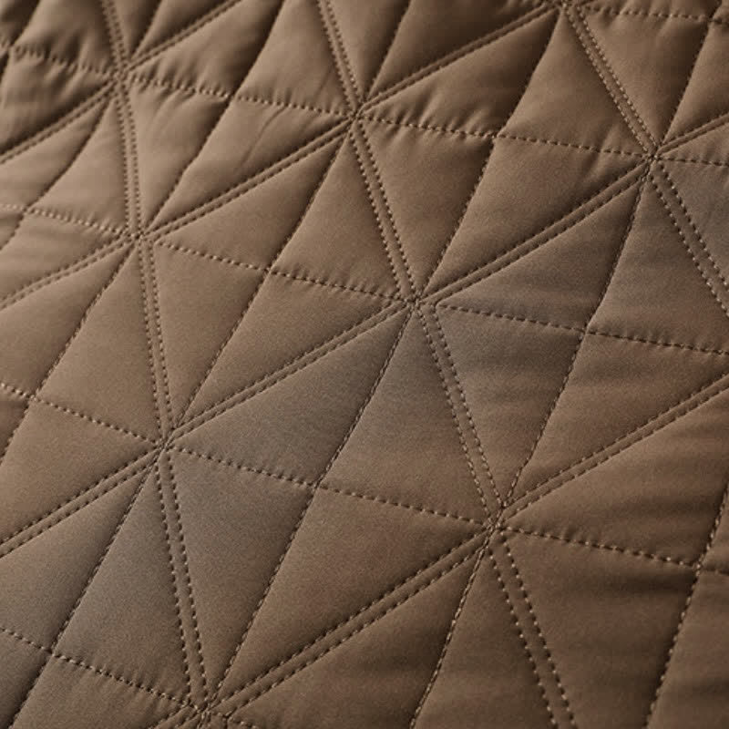 Buddha Stones Winter Casual Minimalist Button-Up Geometric Women's Coat With Pockets - image 9