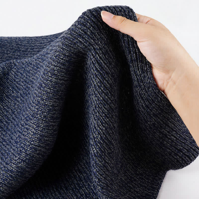 Buddha Stones Fall Winter Thick Knit Classic Commuter Men's Scarf - image 5