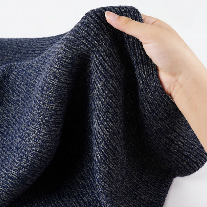 Buddha Stones Fall Winter Thick Knit Classic Commuter Men's Scarf - image 5