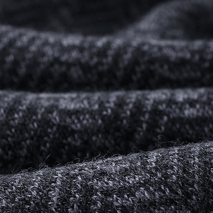 Buddha Stones Fall Winter Understated Herringbone Travel Men's Scarf - image 3