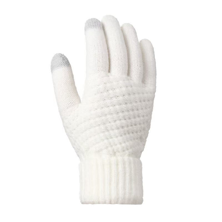 Buddha Stones 3Pcs Fall Winter Ribbed Knit Cozy Women's Scarf Gloves Hat - image 11