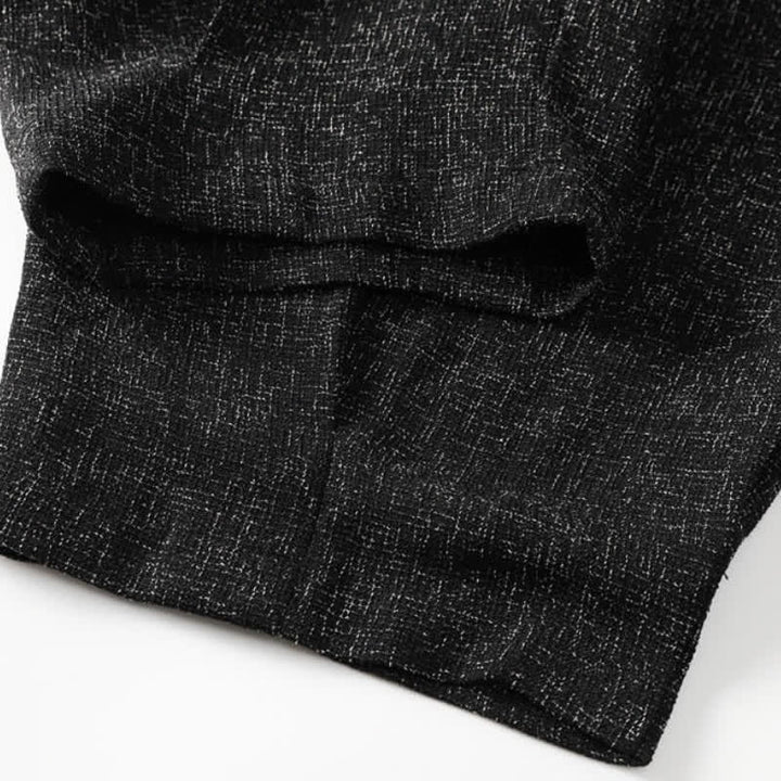 Buddha Stones Fall Winter Casual Drawstring Embroidery Character Solid Long Pants Men's Harem Pants With Pockets - image 8