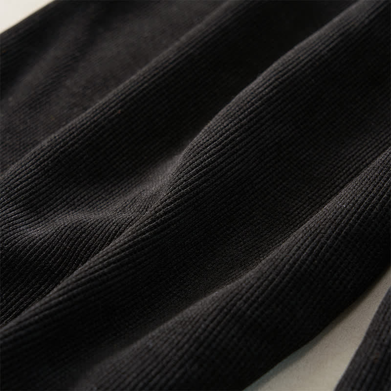 Buddha Stones Fall Winter Casual Minimalist Drawstring Solid Ankle Pants Women's Harem Pants With Pockets - image 16