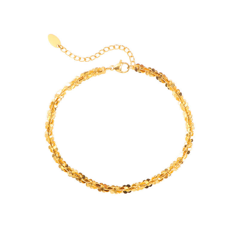 Buddha Stones Titanium Steel Chain Stimulation Anklet - image 4