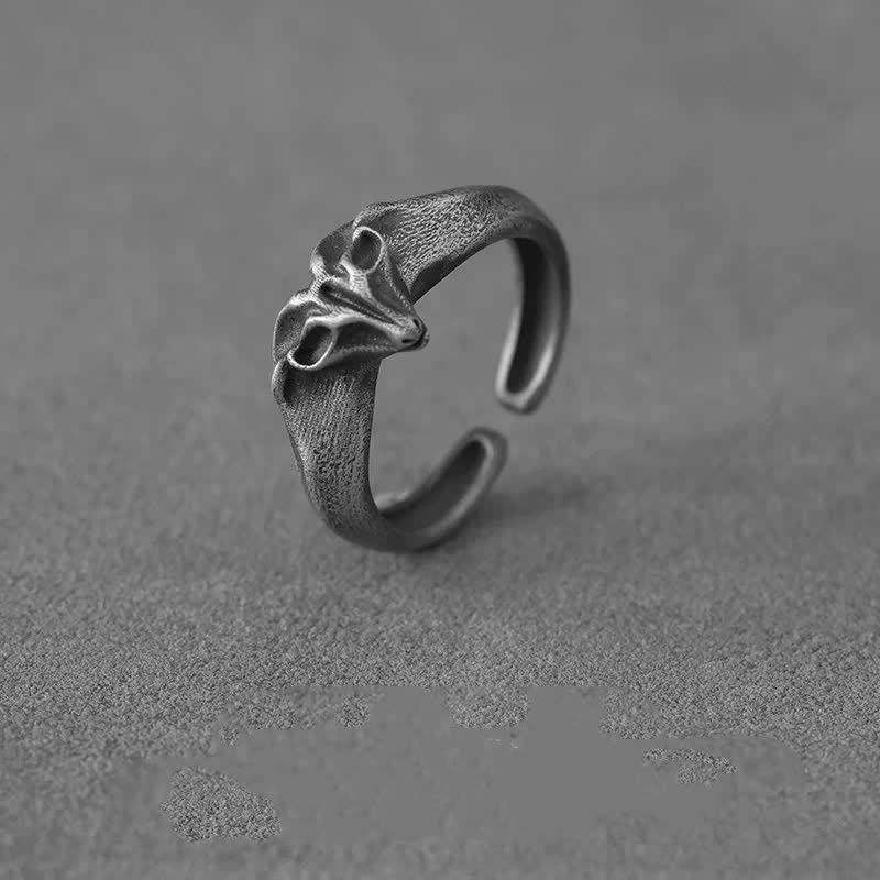 Buddha Stones Year of the Goat 999 Sterling Silver Auspicious Sheep Protection Open Ring - image 11