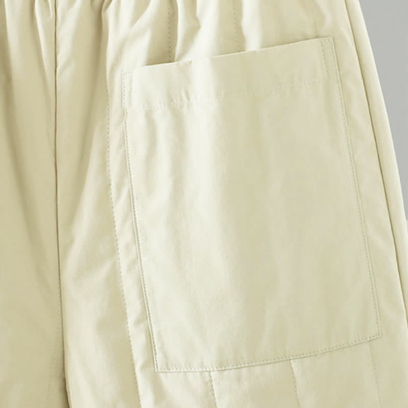 Buddha Stones Fall Winter Casual Basic Solid Ankle Pants Women's Straight Leg Pants With Pockets - image 15