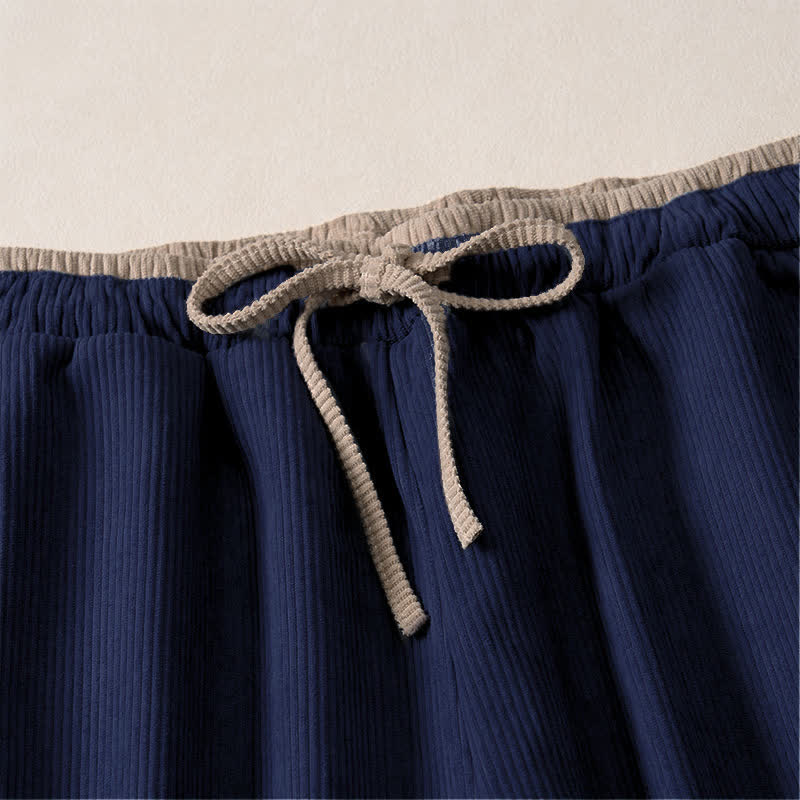 Buddha Stones Casual Solid Color Cotton Linen Drawstring Women's Pants With Pockets - image 17