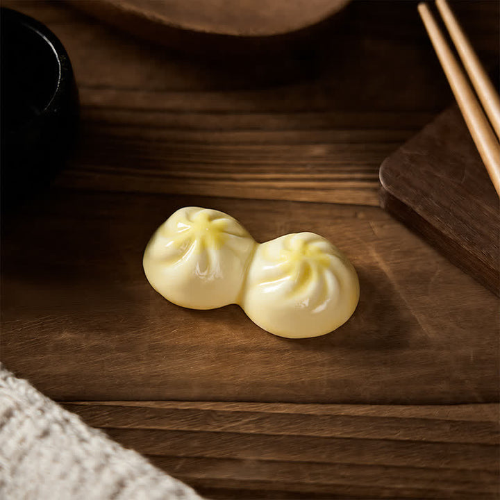 Buddha Stones Ceramic Food Style Mini Chopstick Holder - image 5