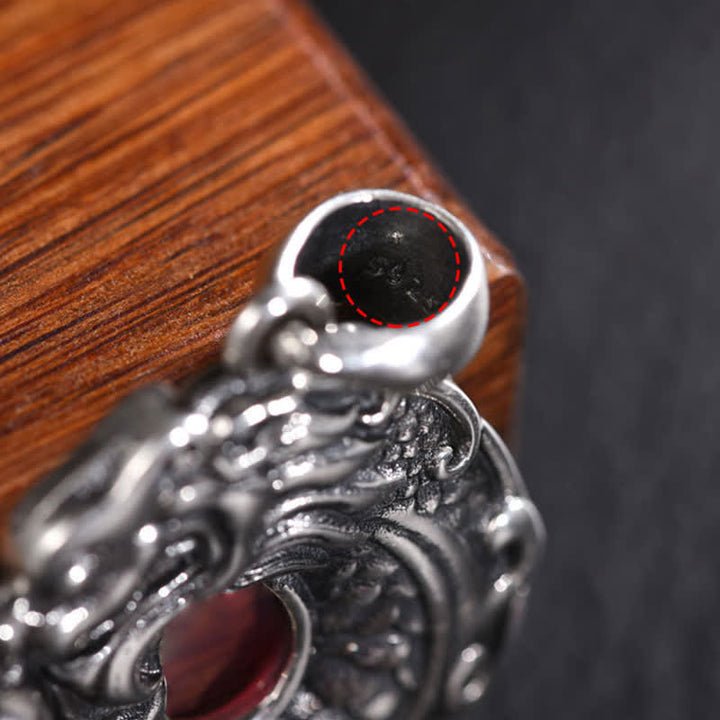 Buddha Stones Koi Fish Dragon Peace Buckle Wealth Necklace Pendant - image 12