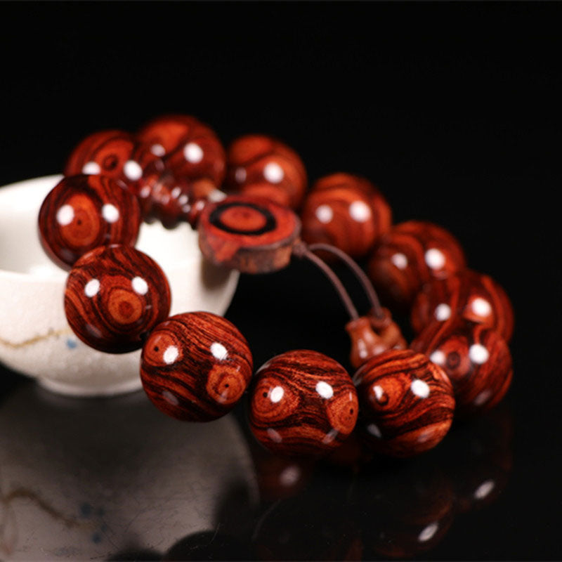 Buddha Stones Tibetan Rosewood Warmth Bracelet (Random Type) - image 1