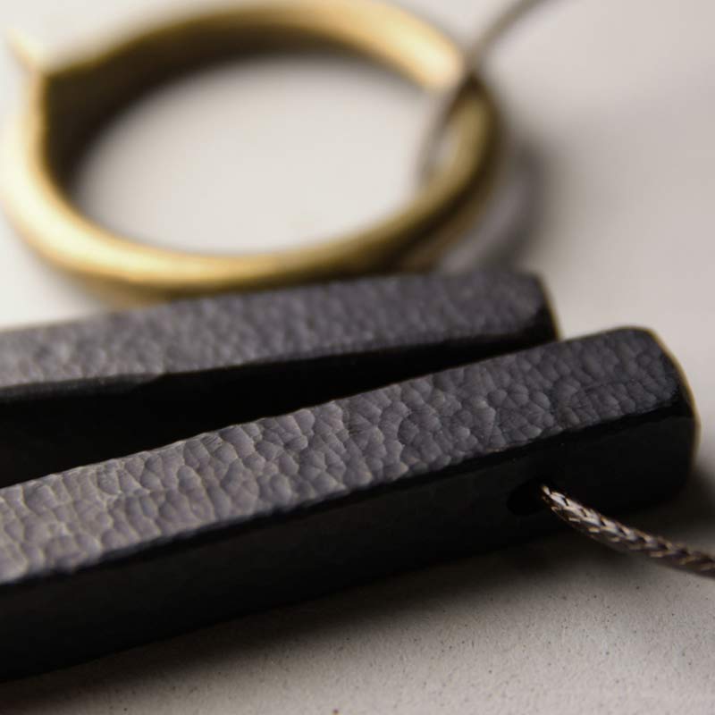 Buddha Stones Zen Circle Ebony Wood Enlightenment Necklace Pendant - image 10