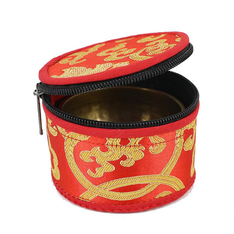 Buddha Stones Tibetan Singing Bowl Storage Bag with Zipper Closure Decoration - image 15