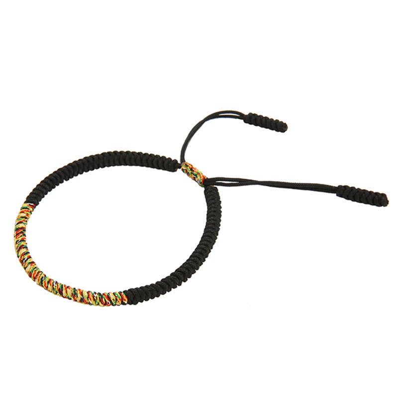 Buddha Stones Tibetan Handmade Multicolor King Kong Knot Luck Strength Braided Bracelet - image 11