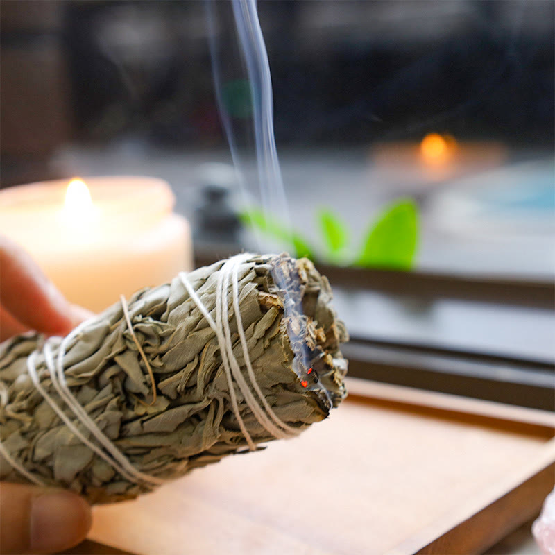 Buddha Stones Smudge Stick for Home Cleansing Incense Healing Meditation and California Smudge Sticks Rituals - 1 Stick (10.5cm/Stick) - image 2