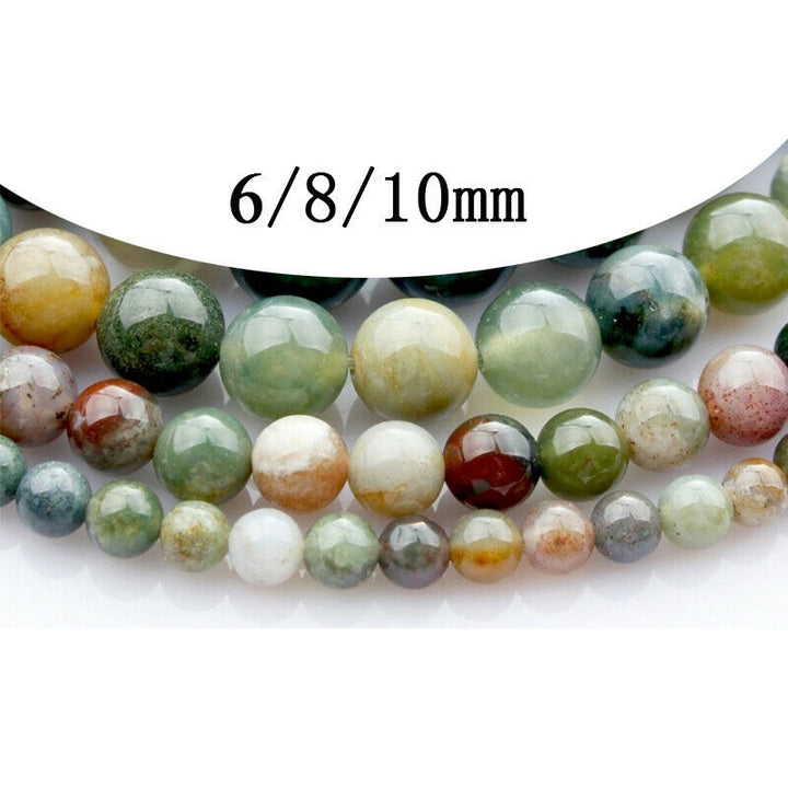 Buddha Stones  India Agate Beads Luck Yoga Bracelet - image 5