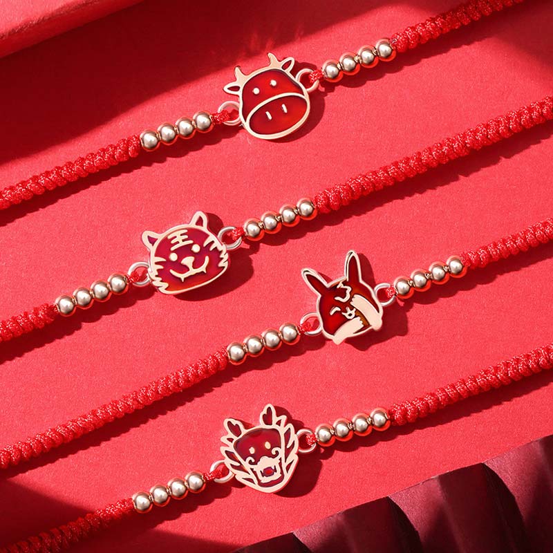 Buddha Stones 12 Chinese Zodiac Lucky Red String Bracelet - image 20