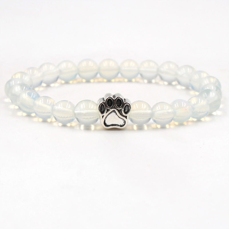 Indian Agate Green Agate Dog Paw Positive Calm Bracelet - Opal (Love ♥ Success) - image 10