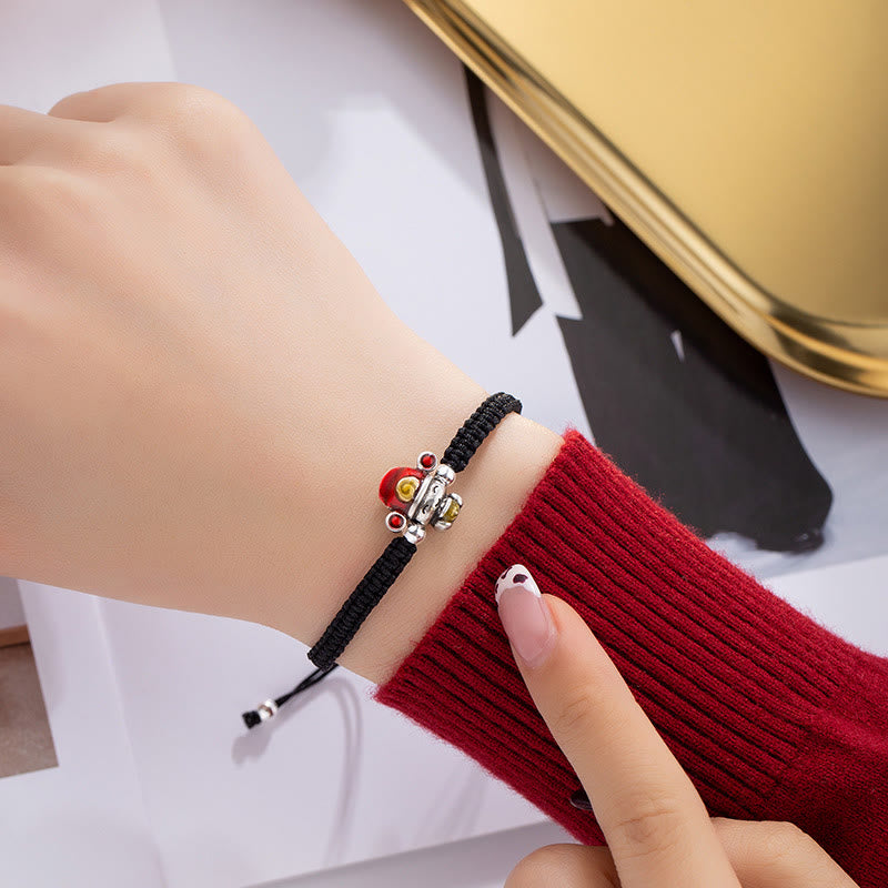 Buddha Stones God of Wealth Handmade Thread Luck Strength Braid Bracelet - image 7