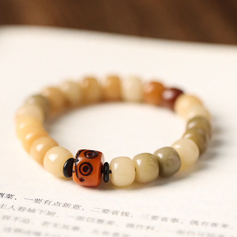 Buddha Stones Natural Bodhi Seed The Lord of the Corpse Forest Om Mani Padme Hum Wisdom Bracelet - image 12