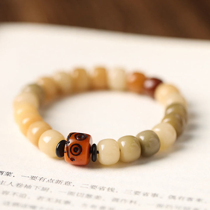 Buddha Stones Natural Bodhi Seed The Lord of the Corpse Forest Om Mani Padme Hum Wisdom Bracelet - image 12