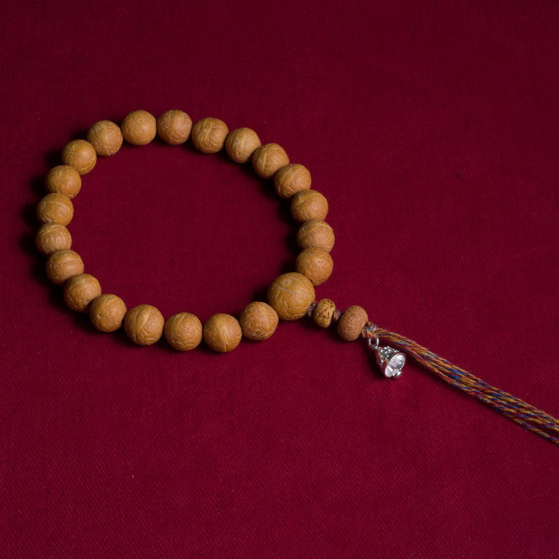 Buddha Stones Bodhi Seed Luck Auspiciousness Wrist Mala Tassel Pocket Mala - image 2
