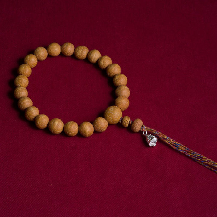 Buddha Stones Bodhi Seed Luck Auspiciousness Wrist Mala Tassel Pocket Mala - image 2