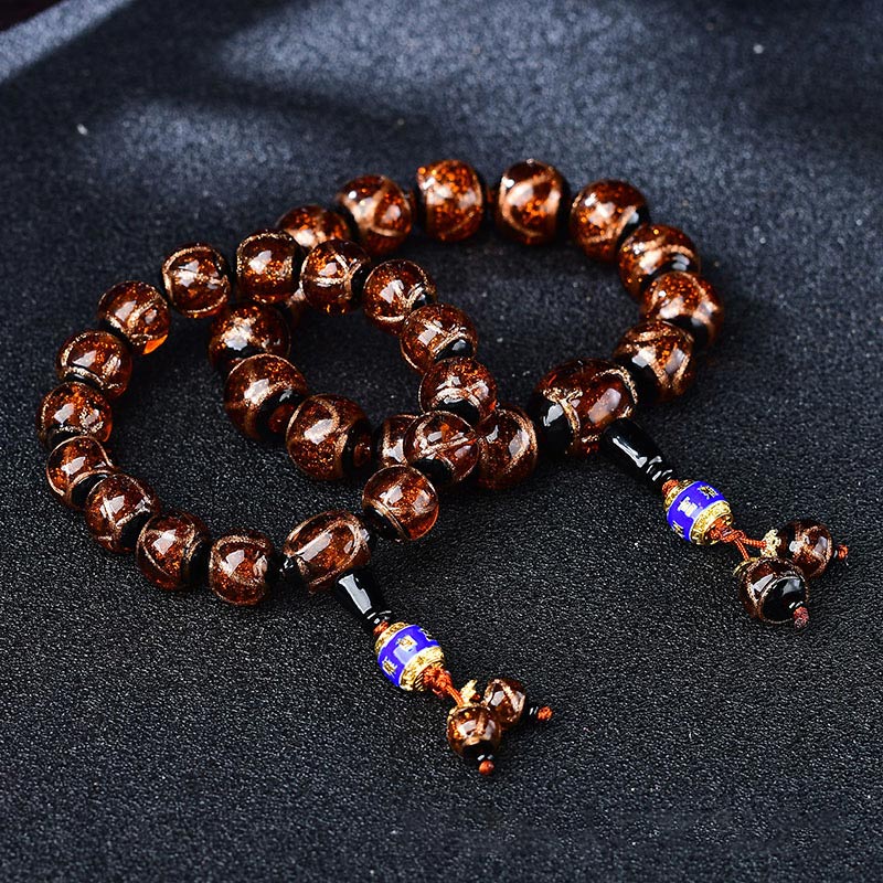 Tibetan Dragon Vein Agate Healing Bracelet - image 0