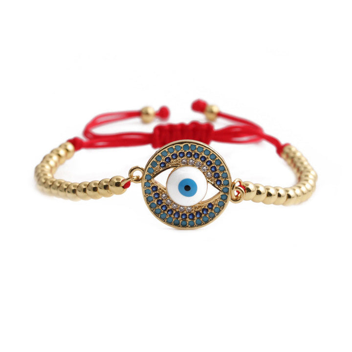 Buddha Stones Evil Eye Red String Protection Bracelet - image 0