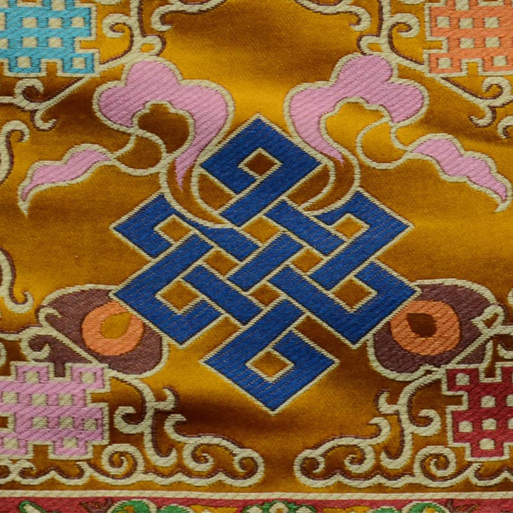 Buddha Stones Prayer Altar Mat Healing Meditation Vajra Auspicious Symbols - image 12