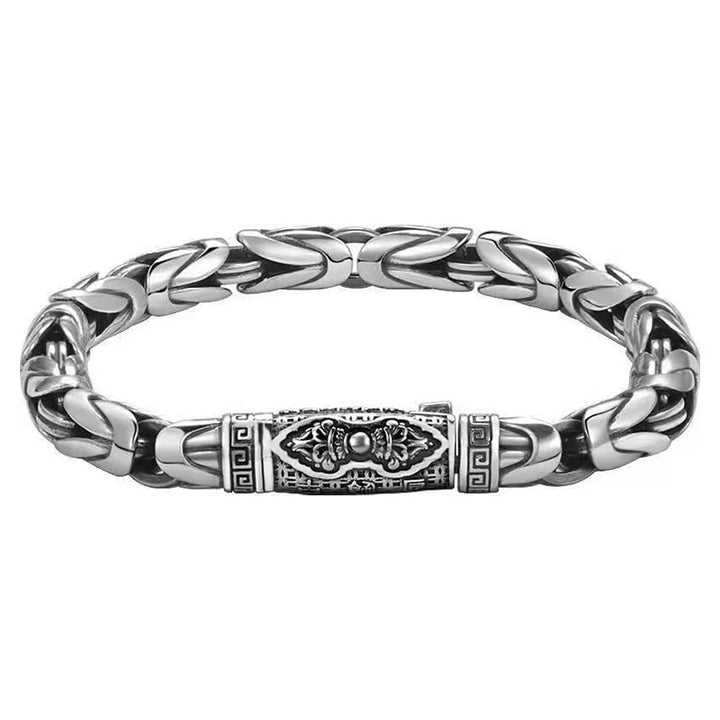 Buddha Stones Dorje Vajra Om Mani Padme Hum Peace Love Copper Chain Bracelet - image 6